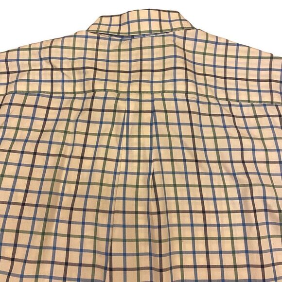 Vineyard Vines White and Blue Long Sleeve Murray Button Down Shirt Sz L - Picture 8 of 14